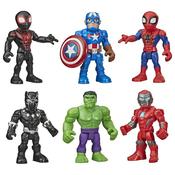 Playskool Heroes Marvel Super Hero Adventures 12.5Cm Action Figure 6 Pack image
