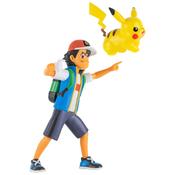 Pokémon 4.5-Inch Battle Figures 2 Pack Deluxe Action Ash And Pikachu image