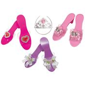Princess Dress-Up Shoes And Tiara Set Assortment