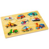 Colourful  Wooden Puzzle Transport