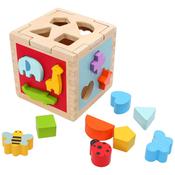 Squirrel Play Wooden Sorting Cube image