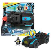 Imaginext Dc Super Friends Lights &amp; Sounds Batmobile And Batman Figure