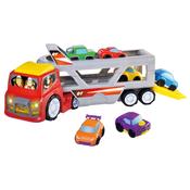 Big Steps Transporter Truck Super Car Playset