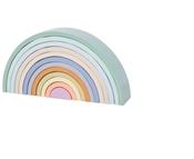 Squirrel Play Pastel Wooden Rainbow Stacker