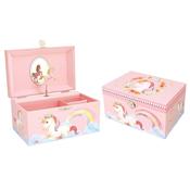 Pink Unicorn Music Jewellery Box image