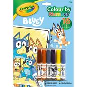 Crayola Colour By Number - Bluey