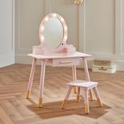 Light Up Wooden Vanity Table