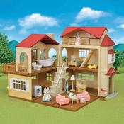 Sylvanian Families Red Roof Country Home Set -Secret Attic Playroom-