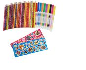 Scentos Fine Line Markers &amp; Coloured Pencils 35 Pack