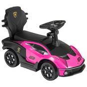 Lamborghini 2-In-1 Push Car Ride On In Pink image
