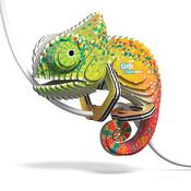 Eugy 3D Model Kit 075: Chameleon