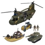 Soldier Force Playset Military Vehicles With Lights And Sounds