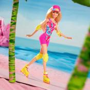 Barbie The Movie Neon Roller Skating Doll image