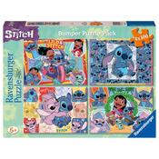Ravensburger Stitch 4 X 100 Piece Jigsaw Puzzle Bumper Pack image