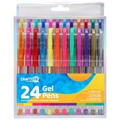 Crafty Co. Gel Pens Glitter Neon And Metallic Set 24 Piece image