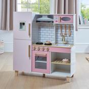 Kitchen Corner Deluxe Pink Wooden Kitchen image