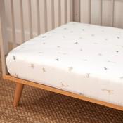 Baby Elegance Cot Jersey Cotton Fitted Sheets Safari 120 X 60Cm 2 Pack image
