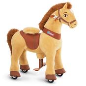 Ponycycle Brown Horse Ride On With Brakes image