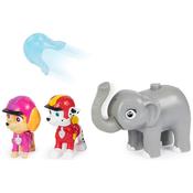 Paw Patrol Jungle Pups Figures 3 Pack Marshall, Skye And Elephant image