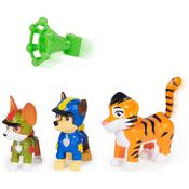 Paw Patrol Jungle Pups Figures 3 Pack Chase, Tracker And Tiger image
