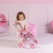 Rosie Baby Doll Pram In Pink Spot Print image