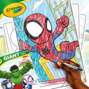 Crayola Spidey &amp; Amazing Friends Giant Colouring Pages
