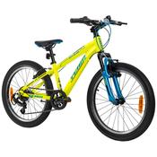 20 Inch Team Mountain Bike In Yellow And Blue image