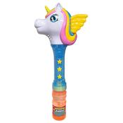 Unicorn Light Up Bubble Wand image