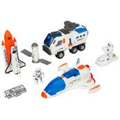Space Station Rocket And Rover With Astronaut Figures Playset