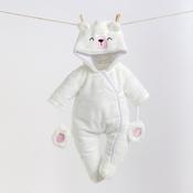 Ivy &amp; Lily Cosy Bear Onesie White 43Cm image