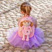 Ivy &amp; Lily Plush Backpack And Rag Doll Pink 30Cm image