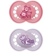 Mam 6 Months+ Original Dummies 2 Pack Pink image