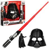 Star Wars Darth Vader Dark Side Set With Action Figure, Lightsaber And Mask image