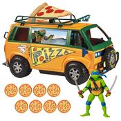 Teenage Mutant Ninja Turtles: Mutant Mayhem – Pizza Fire Van And Leonardo Action Figure image