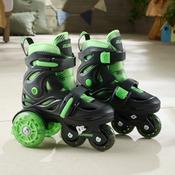 Blindside Training Inline Skates With Led Wheels Uk Size 9 - 12