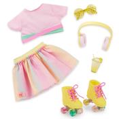 Our Generation Deluxe Rollerblades &amp; Lemonade Outfit image