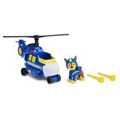 Paw Patrol: Air Rescue Chase Action Figure &amp; Hero Helicopter Toy With Projectile Launcher &amp; 2 Projectiles image