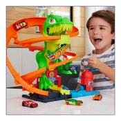 Hot Wheels City T-Rex Blaze Battle Playset