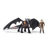 Dreamworks How To Train Your Dragon Action Figures Toothless &amp; Hiccup 2 Pack image