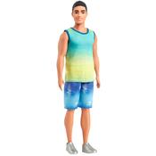 Barbie Fashionistas Ken Doll 236 With Black Hair &amp; Ombre Tank Top image