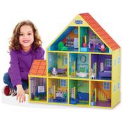 Peppa Pig Peppa And Baby Evie Wooden Play House image