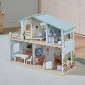 Mia's Modern Wooden Doll House Including Furniture image