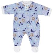Baby Annabell Clothes Blue Flower Romper 43Cm image