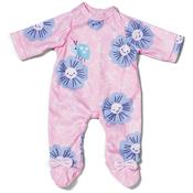 Baby Annabell Clothes Pink Flower Romper 43Cm image