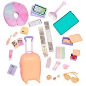 Our Generation Deluxe Rainbow Luggage Set