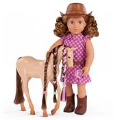 Our Generation Doll Callie With Pet Foal image
