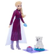 Disney Frozen Fashion Doll Elsa &amp; Baby Bear Set