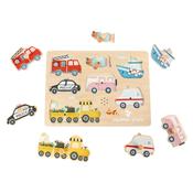 Squirrel Play Wooden Vehicles Sound Puzzle image