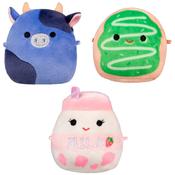 Original Squishmallows Micromallows Plush 3 Pack (With Amelie The Strawberry Milk) image