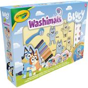 Crayola Washimals Colour &amp; Wash Bluey And Family Set